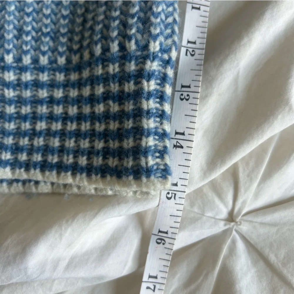 Zara Knit Womens Nautical Small Blue Patterned Women's Sweater - Picture 4 of 6